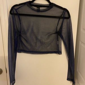 Forever 21 see through shirt